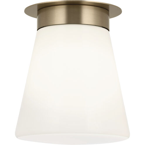 Albers LED 8.5 inch Champagne Bronze Flush Mount Ceiling Light in Brushed Gold and Champagne Bronze