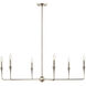 Alvaro 6 Light Polished Nickel Chandelier Ceiling Light, 1 Tier Medium