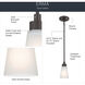 Erma 1 Light Olde Bronze Mini Pendant Ceiling Light in Satin Etched Glass