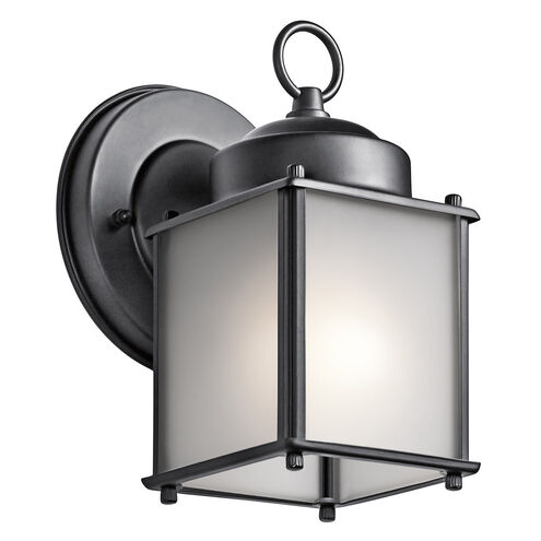 Kichler 9611BK Independence 1 Light 8 inch Black Outdoor Wall, Small