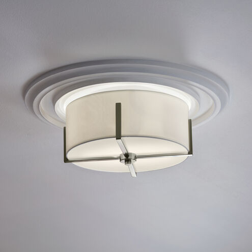 Malen LED 15.5 inch Classic Pewter Flush Mount Ceiling Light