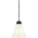 Marsailli 1 Light Black Pendant Ceiling Light, Large