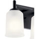 Shailene 3 Light 21.25 inch Black Bath Vanity Light Wall Light