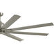 Breda 84 inch Brushed Nickel Ceiling Fan