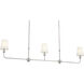 Pallas 3 Light 4.5 inch Polished Nickel Chandelier Ceiling Light