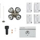 Accessory LED LED Integrated Antique Pewter Fan Fitters