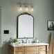 Brinley 3 Light 24 inch Brushed Nickel Wall Mt Bath 3 Arm Wall Light