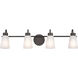 Erma 4 Light 32.5 inch Olde Bronze Bath Vanity Light Wall Light, 4 Arm