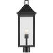 Prin 1 Light 25 inch Black Outdoor Post Lantern