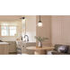 Nella 1 Light Black Pendant Ceiling Light