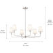 Pallas 6 Light 32.25 inch Polished Nickel Chandelier Ceiling Light