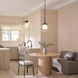 Nella 1 Light Black Pendant Ceiling Light