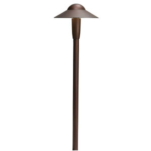 Independence 12 3.00 watt Textured Architectural Bronze Landscape 12V LED Path/Spread in 3000K