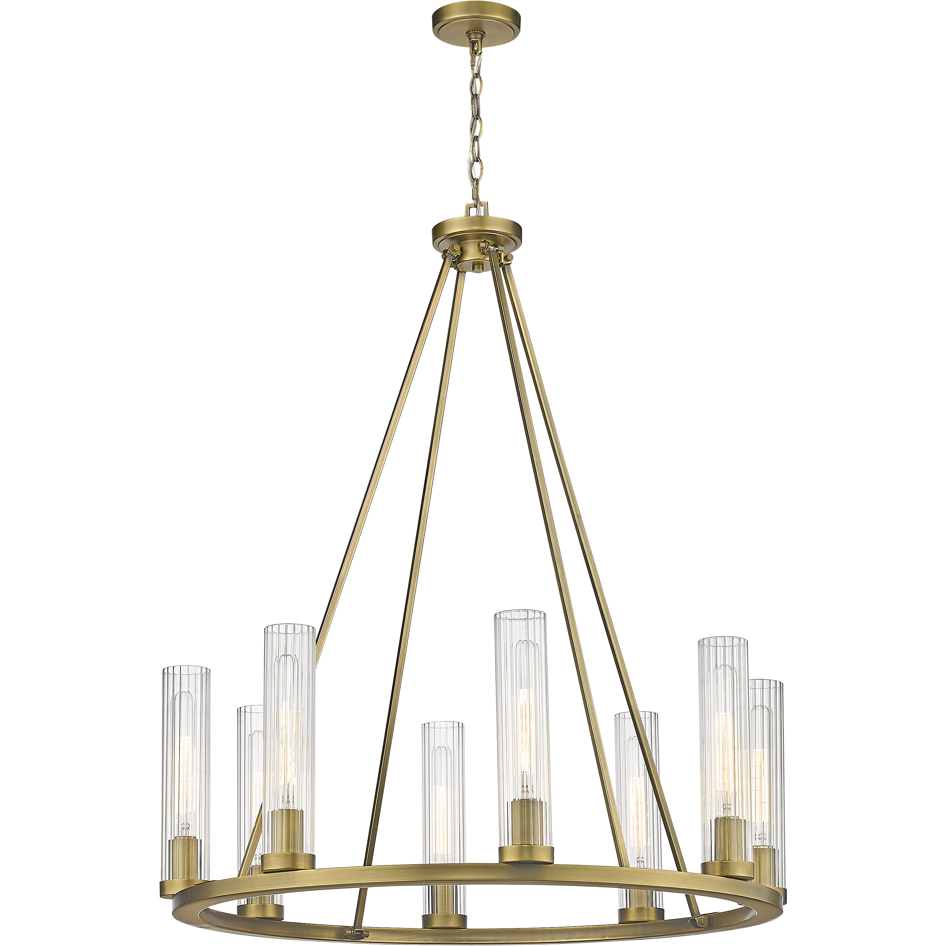 Beau 8 Light 33.00 inch Chandelier