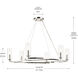 Harpin 6 Light Polished Nickel Chandelier Ceiling Light
