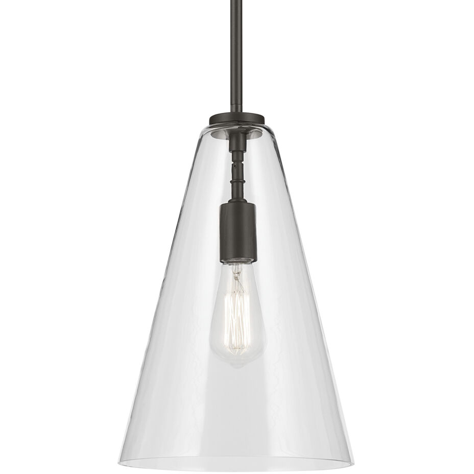 Everly 1 Light Olde Bronze Pendant Ceiling Light