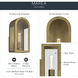 Marea 1 Light 13 inch Natural Brass Outdoor Wall Light