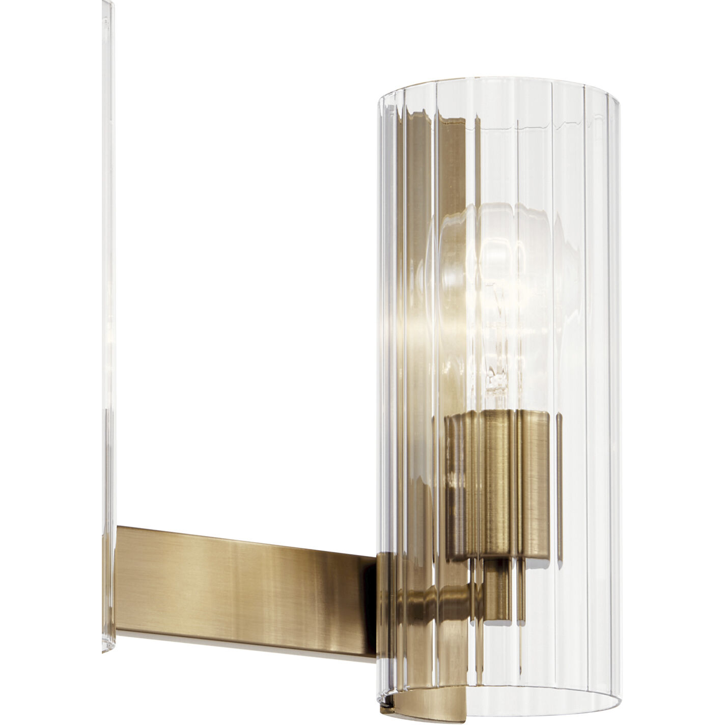 Jemsa 3 Light 22.75 inch Champagne Bronze Bath Bracket Wall Light, 3 Arm