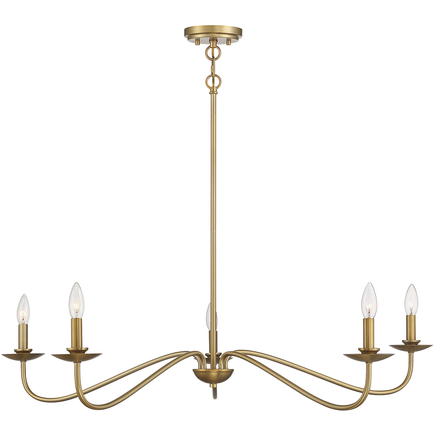 Traditional 5 Light 42.00 inch Chandelier