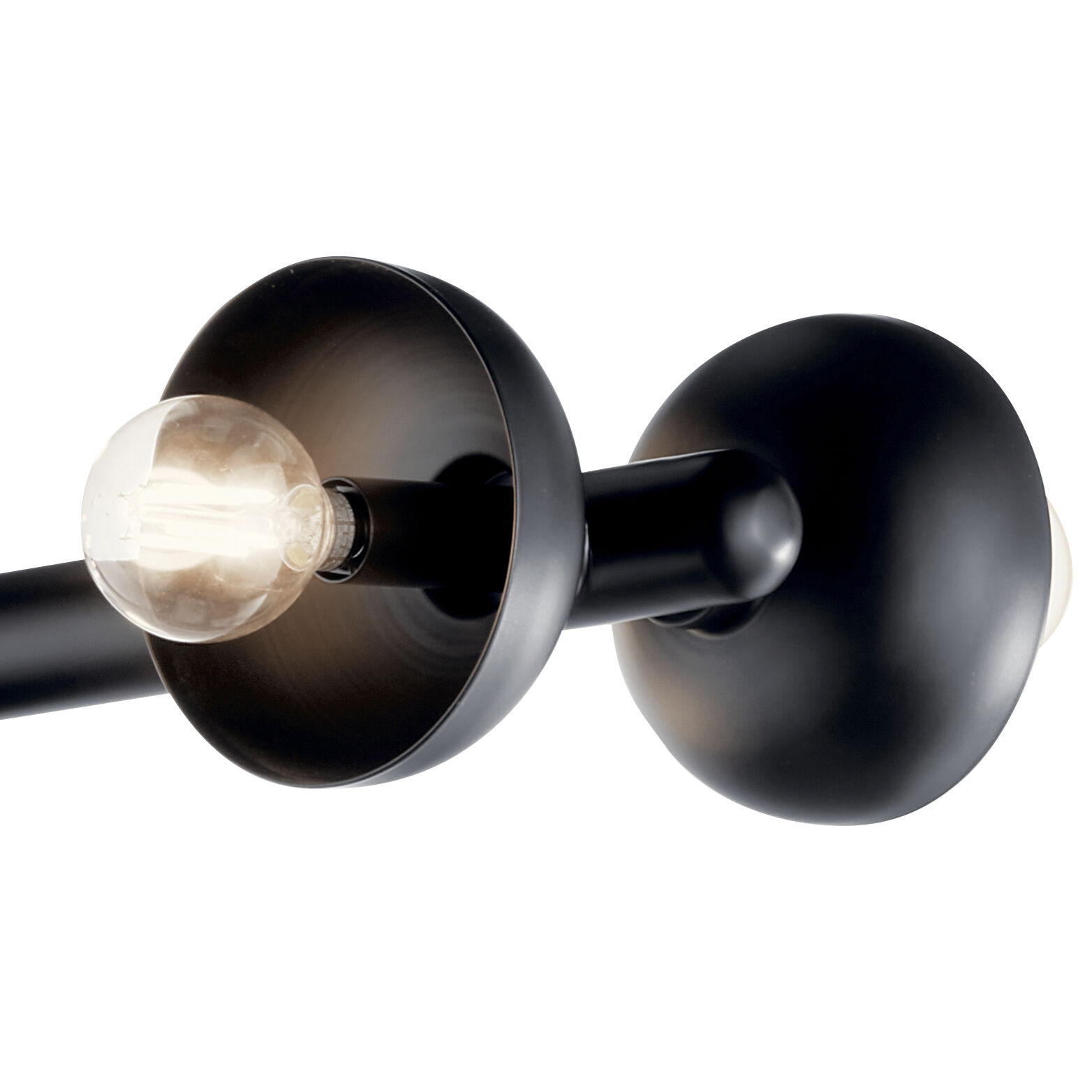 Palta 10 Light 6.5 inch Black Chandelier Linear Ceiling Light, Single