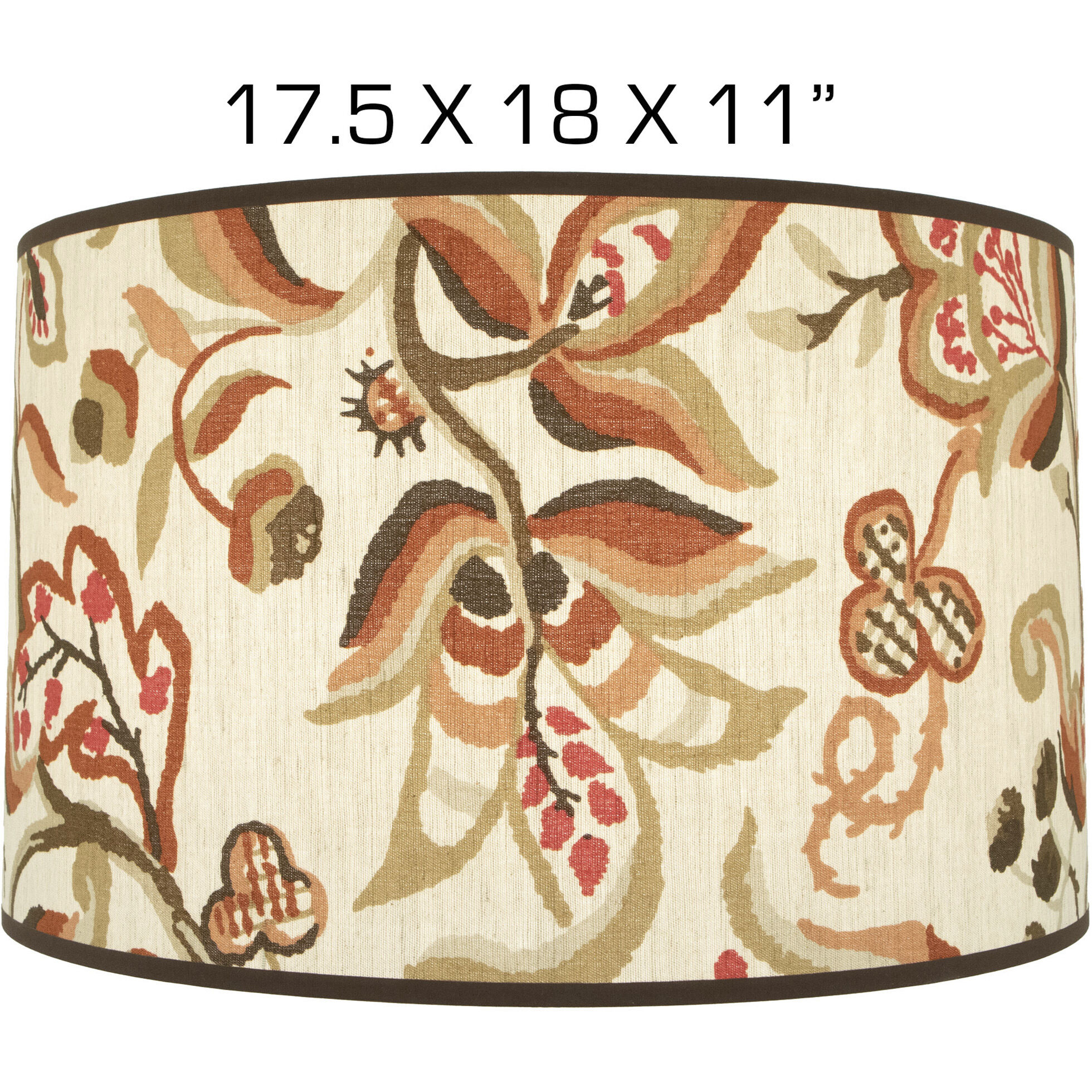 Abbey Rose Natural & Spice 18 inch Shade