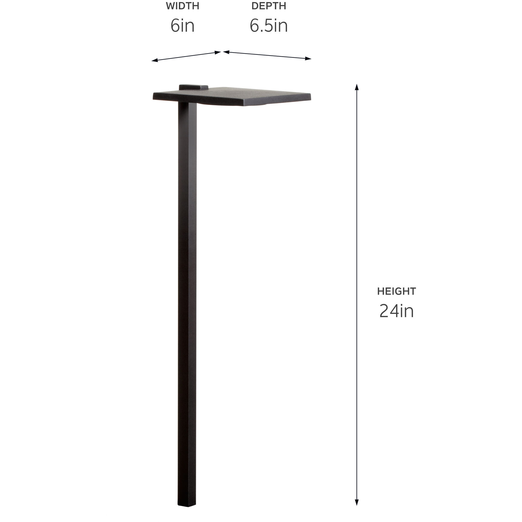 Independence 12 2.00 watt Textured Black Landscape 12V LED Path/Spread in 2700K