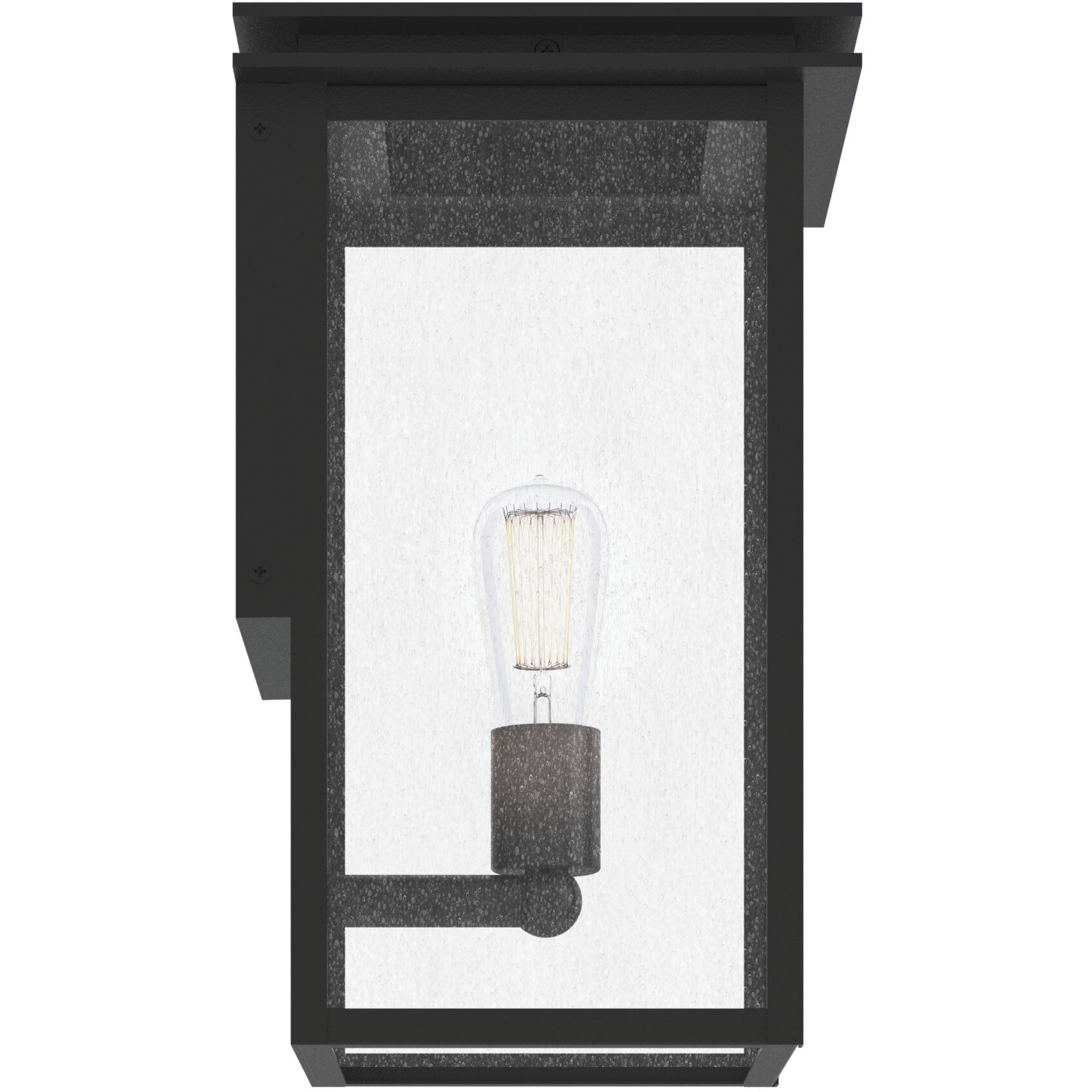 Arkville 1 Light 14 inch Textured Black Outdoor Wall Light, Medium