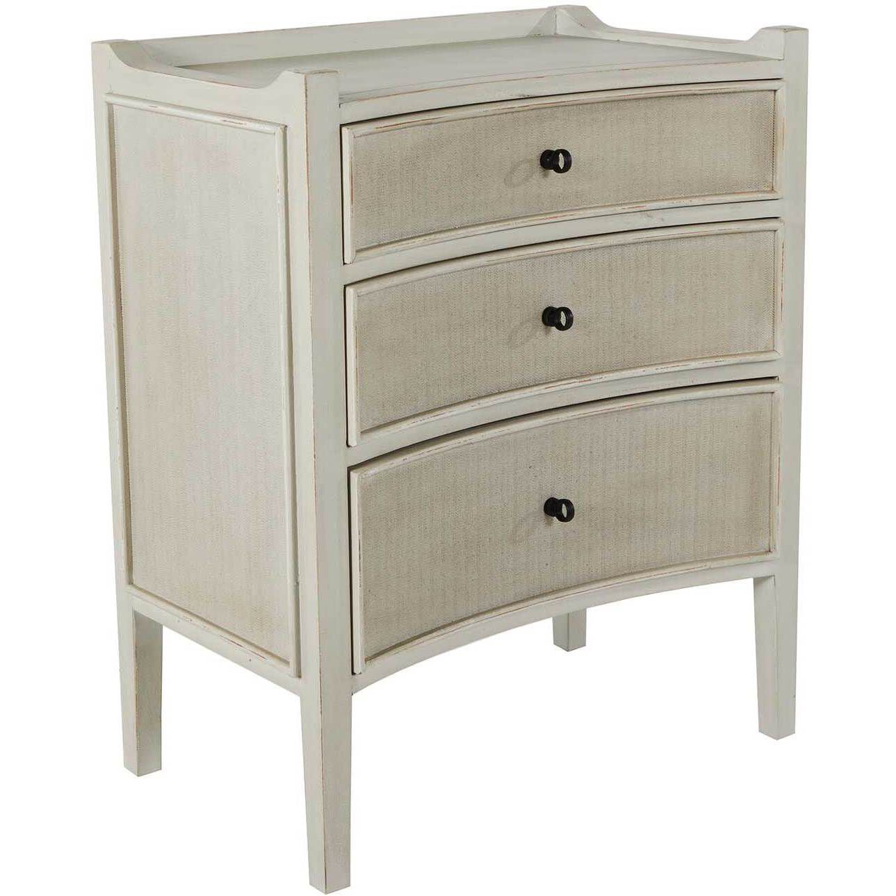 Janice Antique Ivory / Antique Black Chest