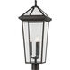 Regence 3 Light 28.75 inch Olde Bronze Outdoor Post Lantern