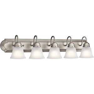 Independence 5 Light 36 inch Brushed Nickel Wall Mt Bath 5 Arm Or More Wall Light
