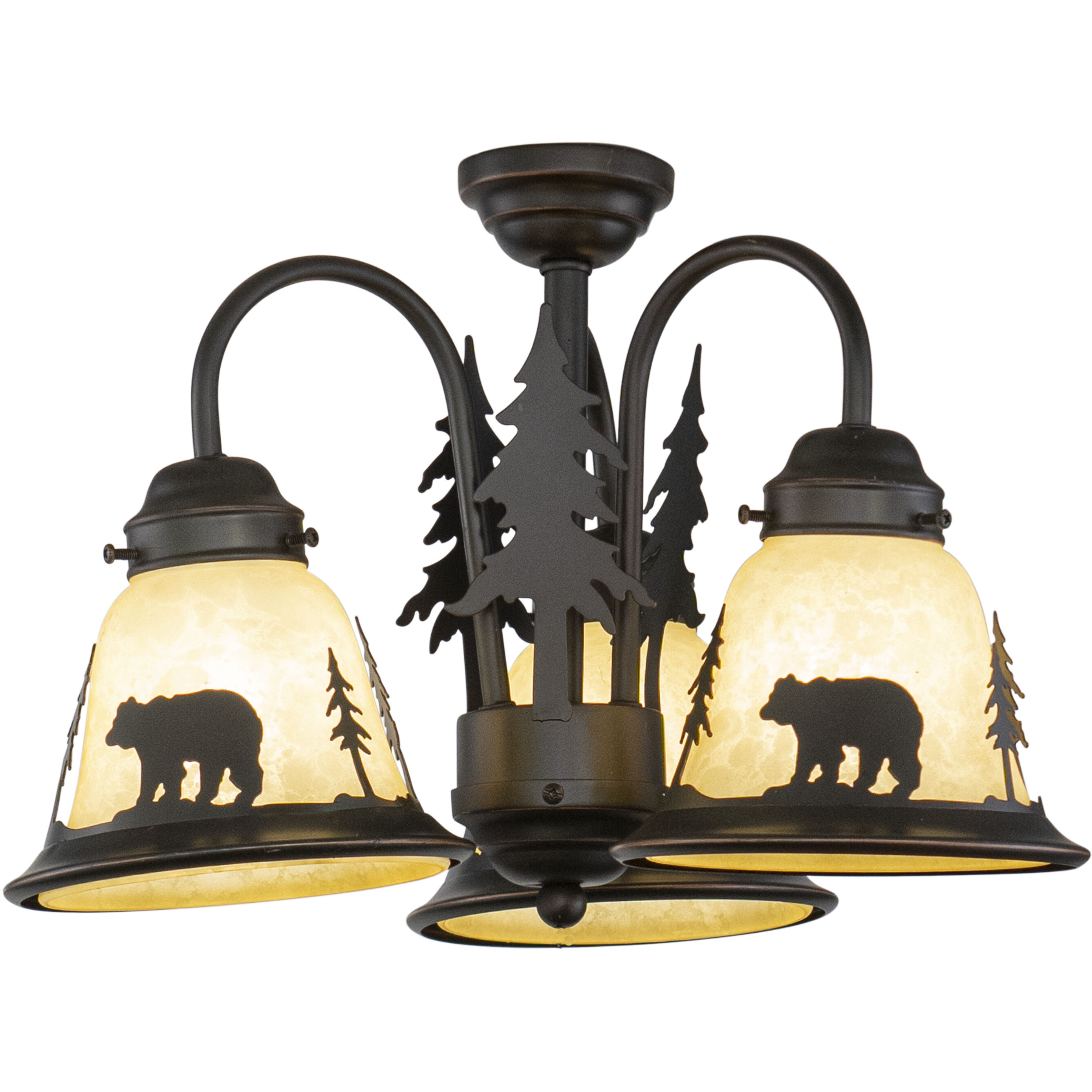 Bozeman LED Burnished Bronze Convertible Light Kit