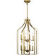 Morrigan 8 Light 19 inch Natural Brass Chandelier Foyer Ceiling Light