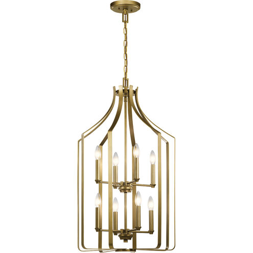 Morrigan 8 Light 19 inch Natural Brass Chandelier Foyer Ceiling Light