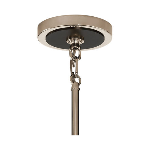 Eastmont 3 Light 23 inch Polished Nickel Chandelier Ceiling Light, 1 Tier Small