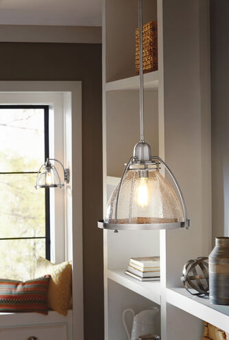 Silberne 1 Light 13 inch Classic Pewter Pendant Ceiling Light
