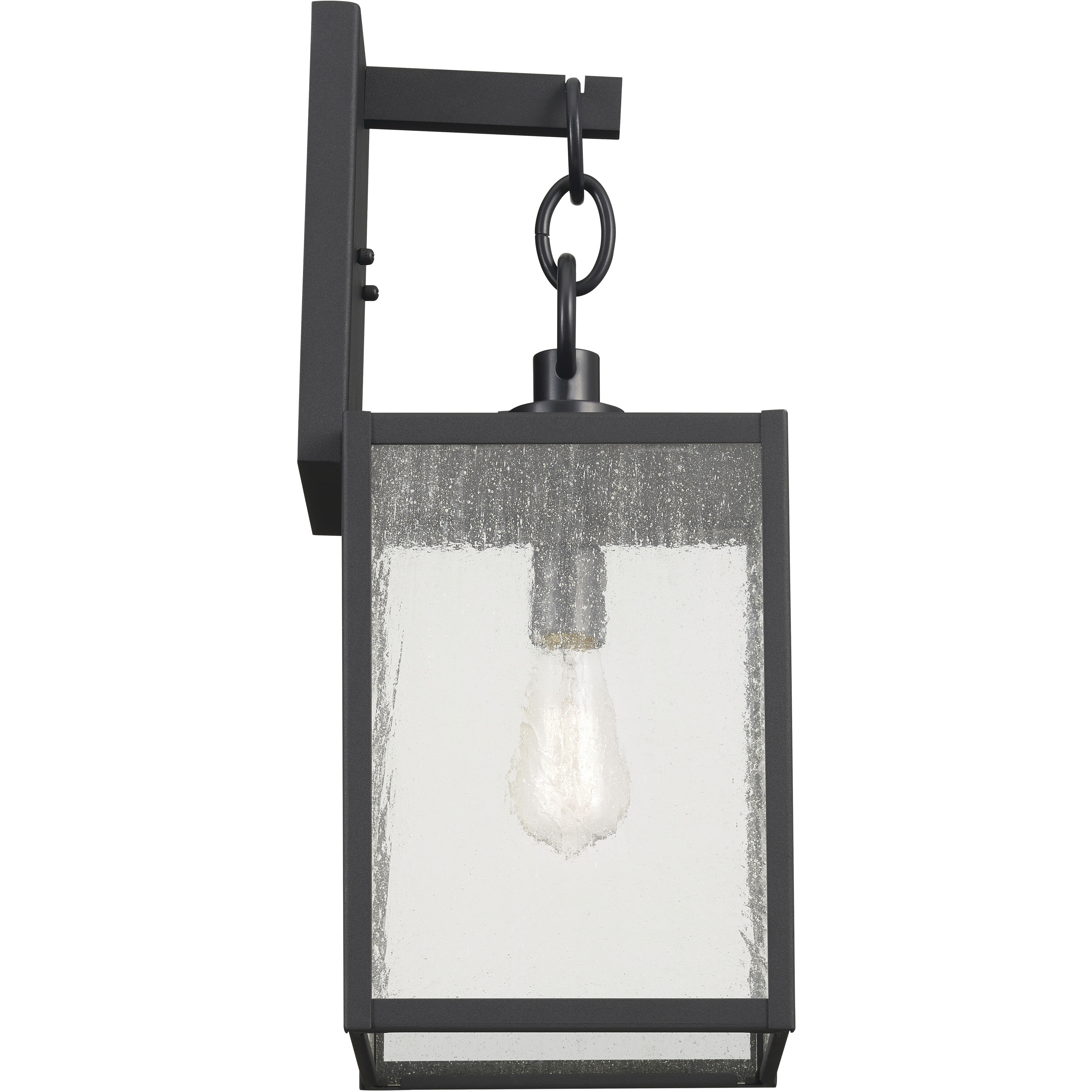 Lahden 1 Light 21.75 inch Black Textured Outdoor Wall Sconce, Large