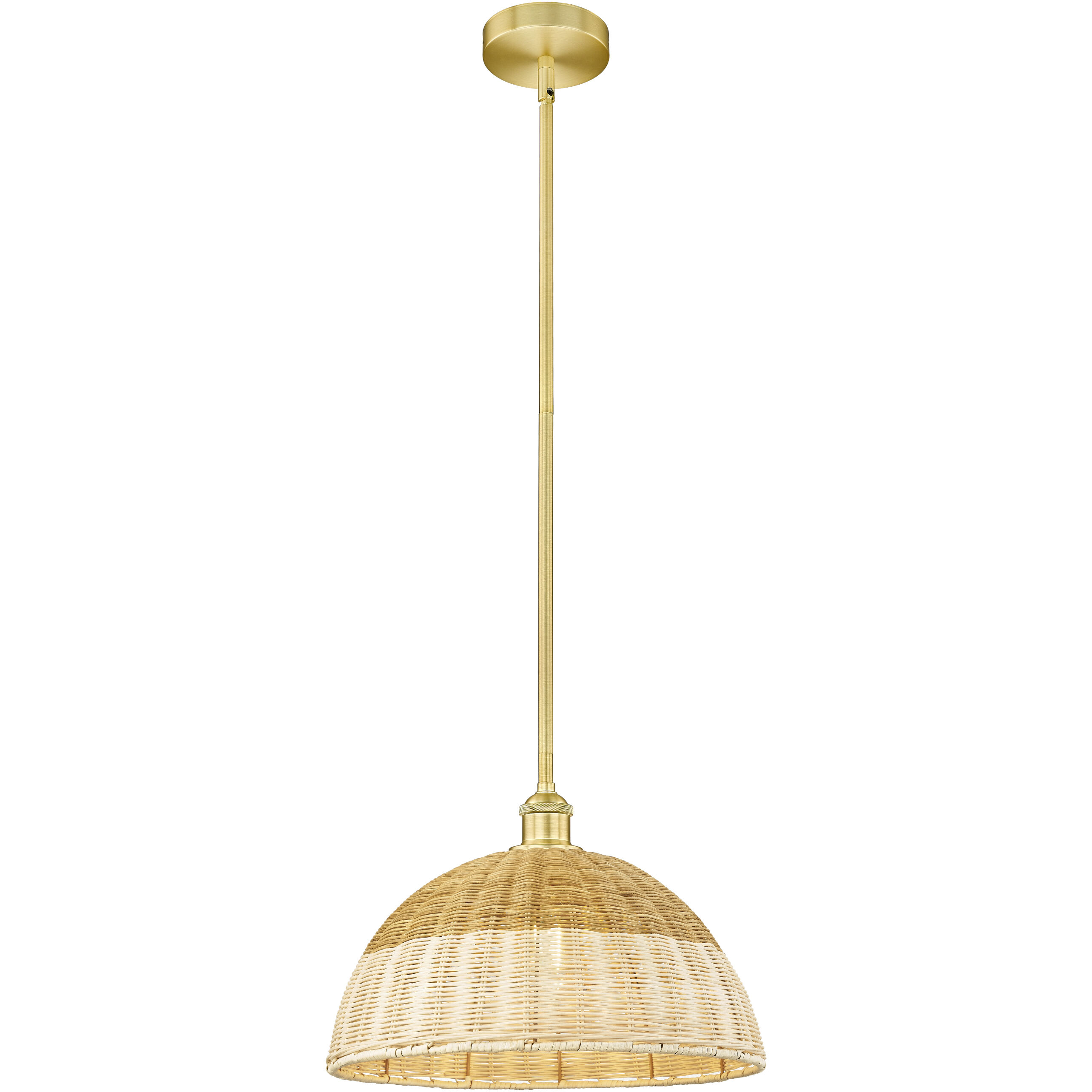 Edison Bristol Natural II 1 Light 15.75 inch Mini Pendant