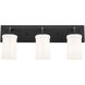 Homestead Vetivene 3 Light 24 inch Textured Black Vanity Light Wall Light, Vetivene