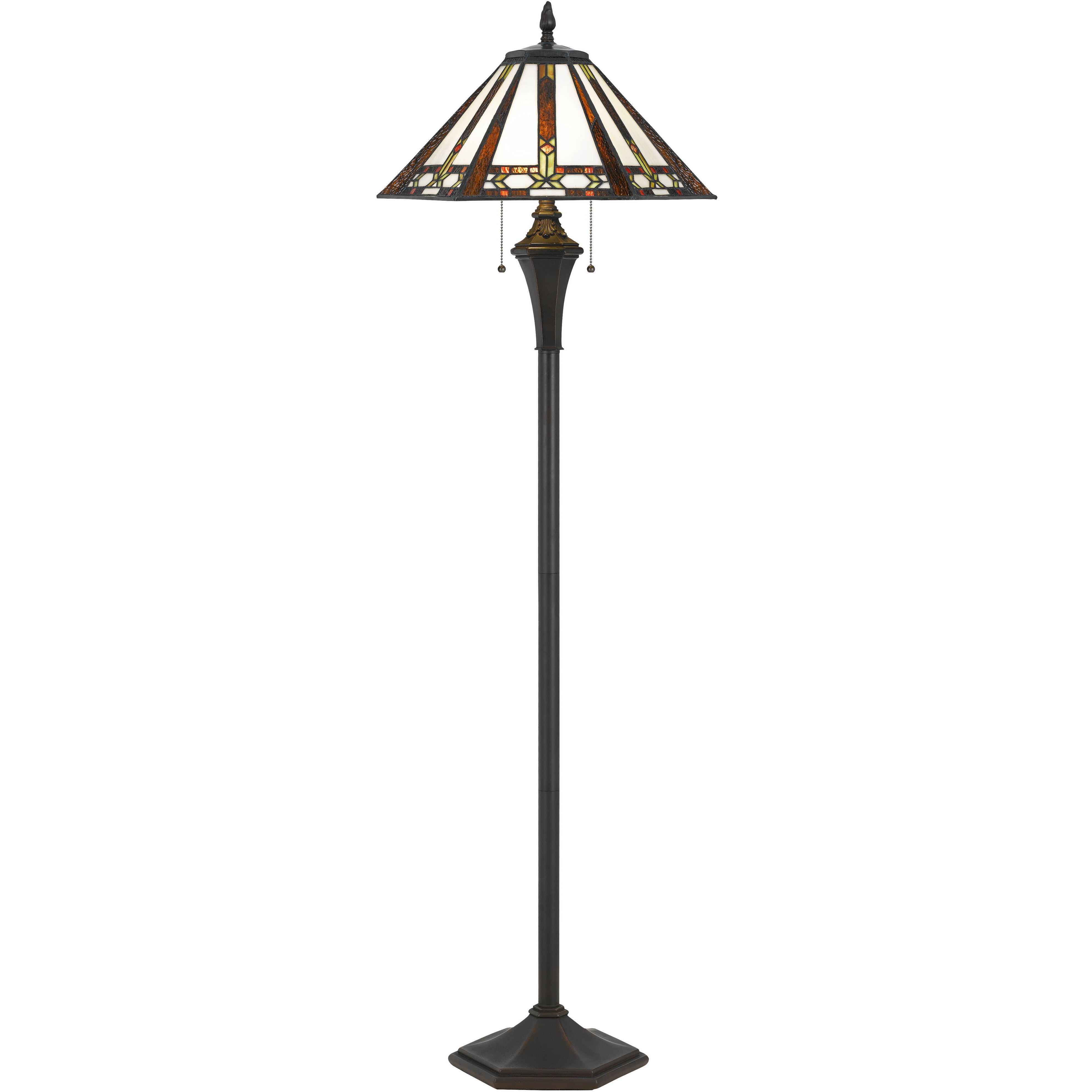 Tiffany 61 inch 60 watt Tiffany Floor Lamp Portable Light