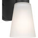 Stamos 1 Light 5 inch Black Wall Sconce Wall Light