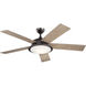 Verdi 56 inch Anvil Iron with Dist Antiq Gray Blades Ceiling Fan