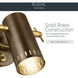 Ruehl 1 Light Lacquered Bronze Flush Mount Ceiling Light
