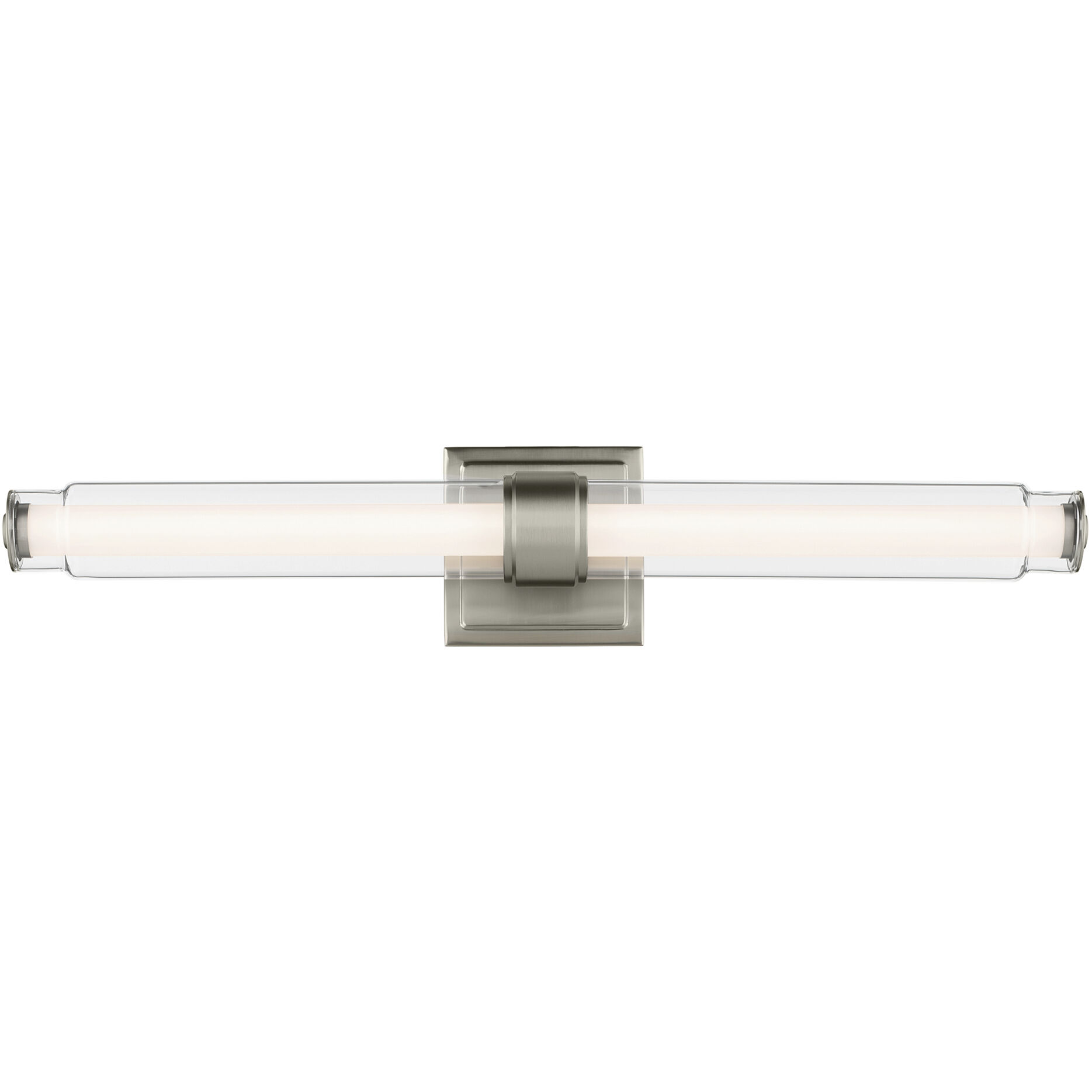 Laurene LED 26.5 inch Brushed Nickel Linear Bath Bar Wall Light, Medium