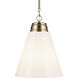 Marsailli 1 Light Champagne Bronze Pendant Ceiling Light, Large