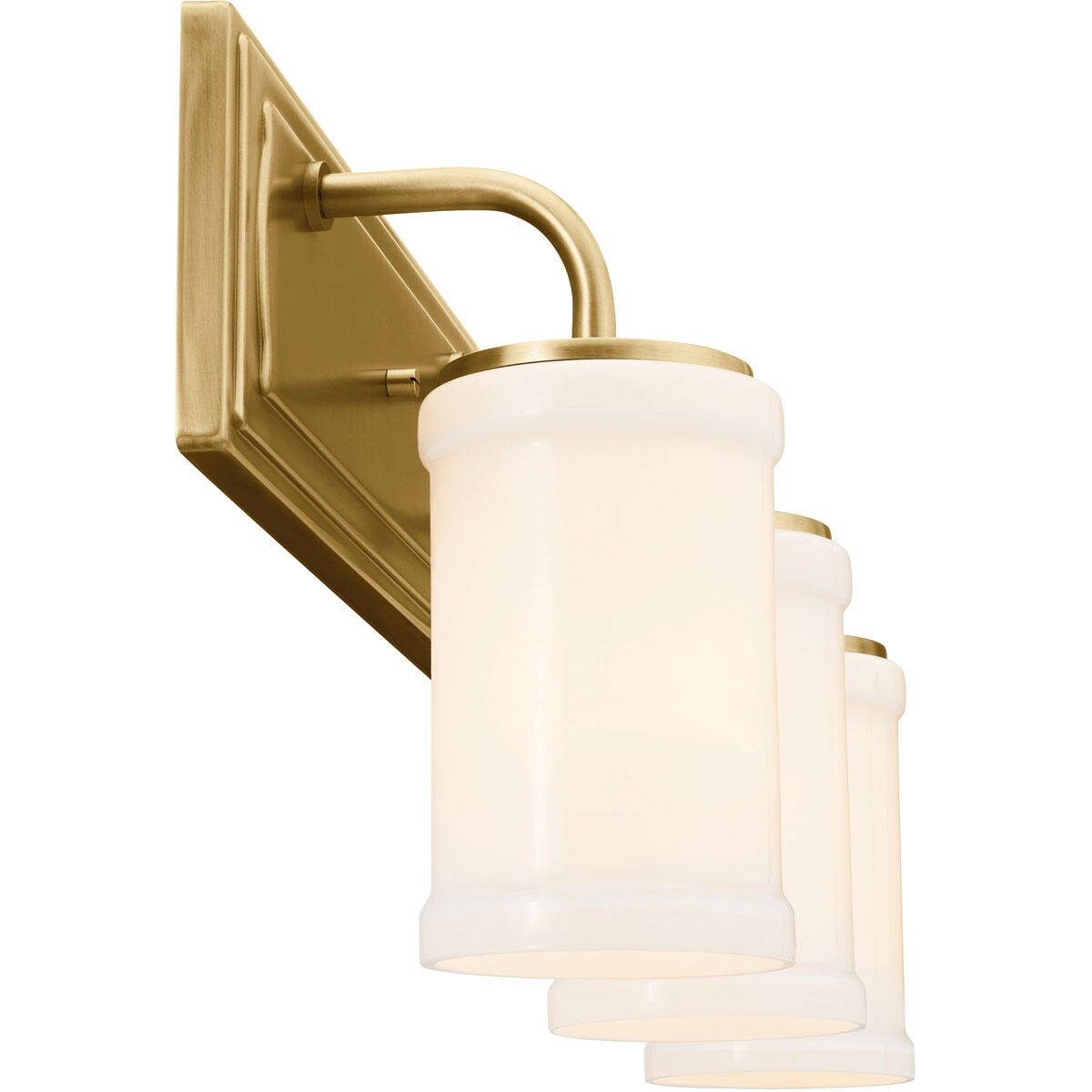 Homestead Vetivene 3 Light 24 inch Natural Brass Vanity Light Wall Light, Vetivene