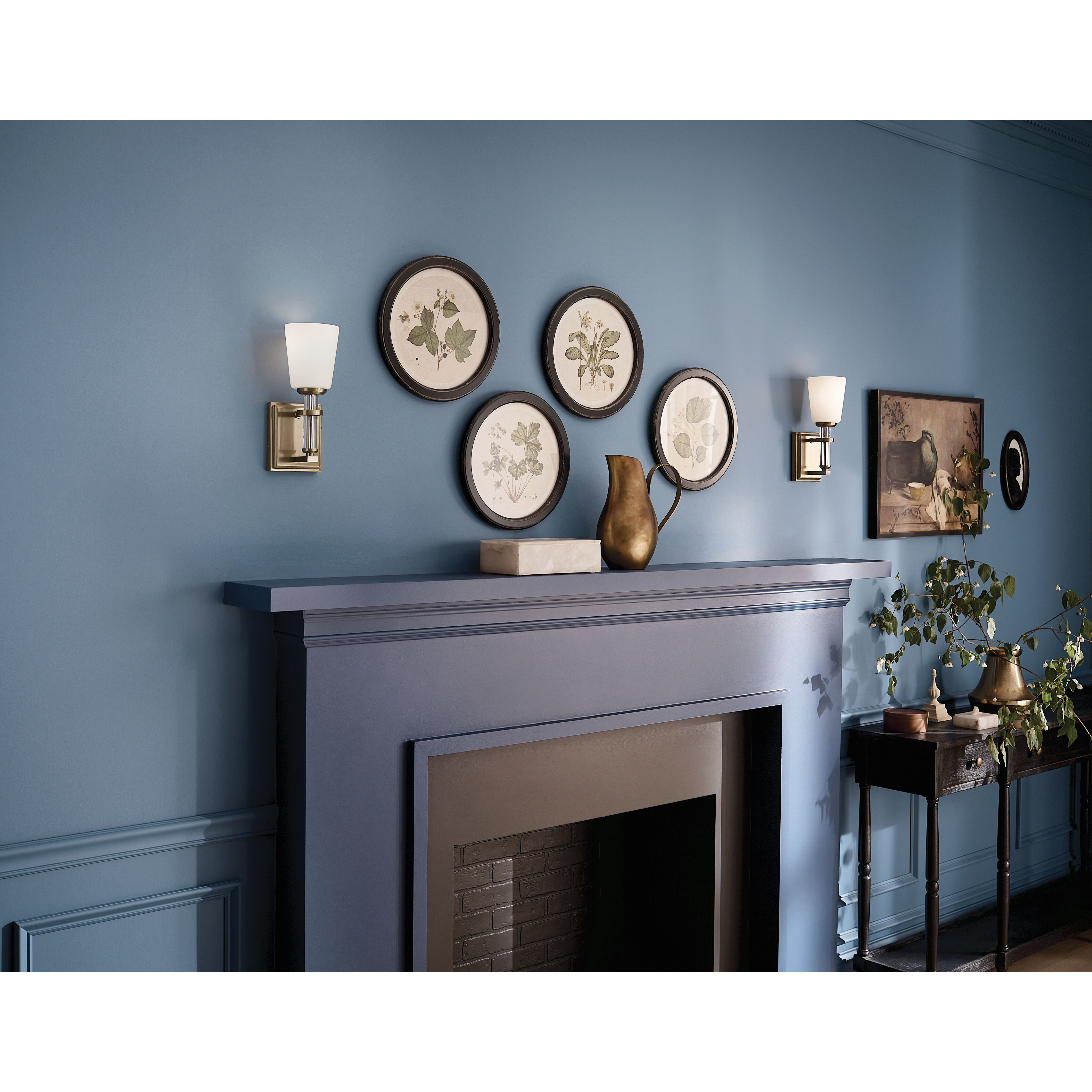 Rosalind 1 Light 5 inch Brushed Natural Brass Wall Sconce Wall Light