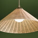 Bekah 1 Light Champagne Bronze Pendant Ceiling Light, Convertible