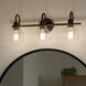 Avery 3 Light 24 inch Olde Bronze Wall Mt Bath 3 Arm Wall Light