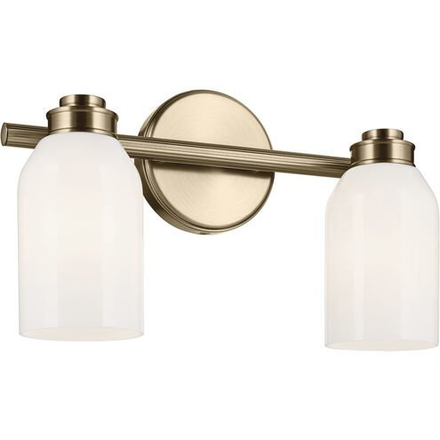 Shae 2 Light 15 inch Champagne Bronze Vanity Light Wall Light