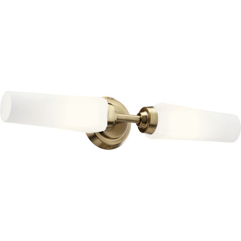 Truby 2 Light 20.75 inch Champagne Bronze Bath Vanity Light Wall Light